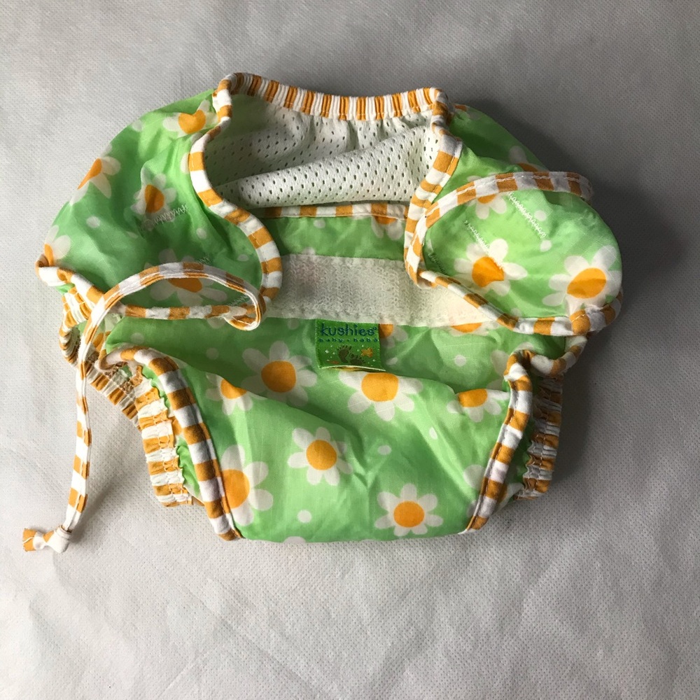 2/$15 KUSHIES adjustable swim diaper floral
